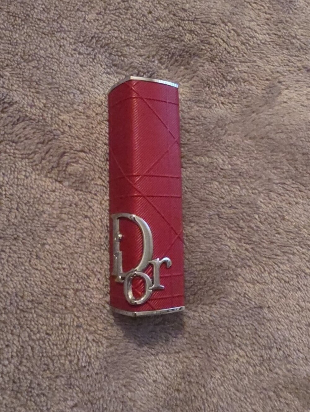 Dior Brick Cannage Lipstick Refillable Case